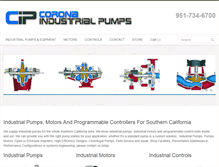 Tablet Screenshot of coronapumps.com